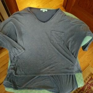 She & sky blue comfy shirt M